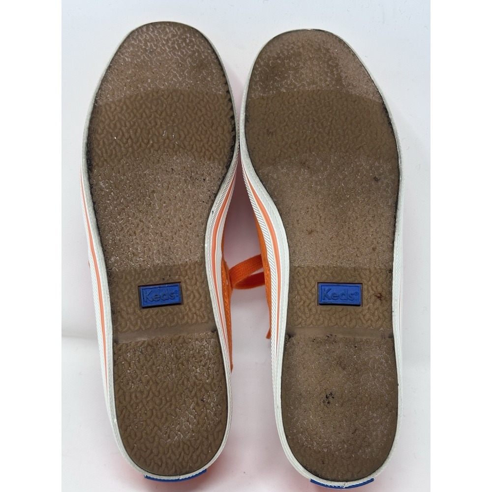 Keds Champion Cutout Sneakers Orange Canvas Lace Up Shoes Womens 6.5 WF49870M - Picture 9 of 11